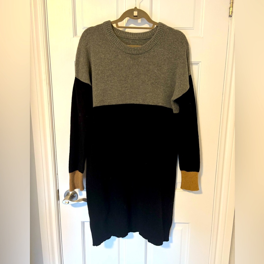 Madewell Colorblock Sweater Dress
